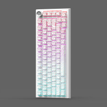 Mechanical Gaming Keyboard Compatible with PC, 82 Key, Three-Mode Wired 2.4G Bluetooth, Waterproof