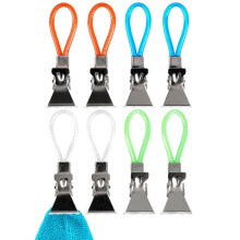 Ganci per Asciugamani da Cucina in Acciaio Inossidabile, 8 Pezzi, Antiruggine, 5 x 1.5 cm