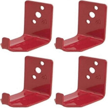 Support de fixation métallique sécurisé pour extincteur mural, lot de 4, compatible avec tous les modèles pour un accès rapide