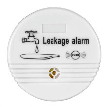 Automatisch waterlekalarm met drijvende sensor van 90 dB voor radiatoren in gootsteenkasten.