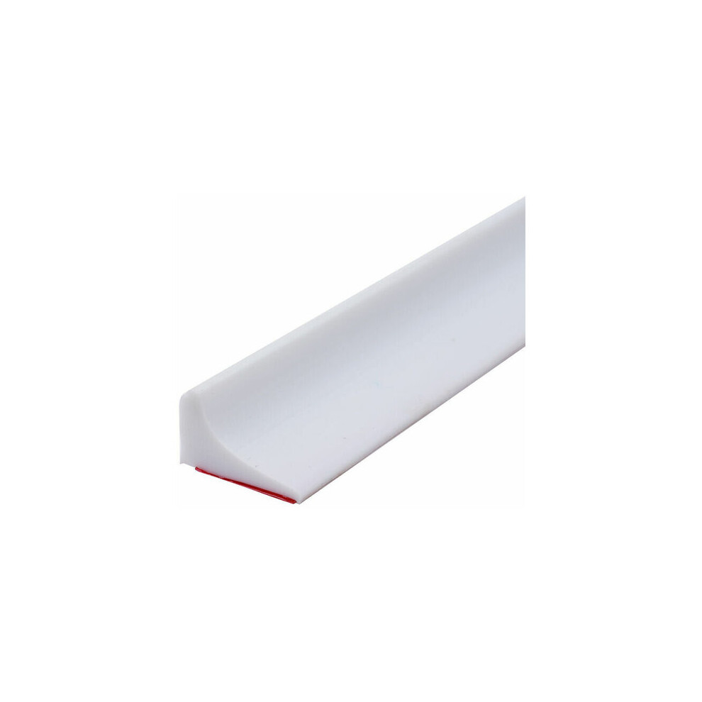 Water Retaining Seal, Silicone Shower Barrier For Countertop & Bathtub Leak Proof, 18Mm Threshold, Adhesive Backing 6901508514935