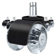 5 Pack Heavy Duty Office Chair Wheels 2 Inch, Smooth Quiet Rolling Casters for Hardwood Floors
