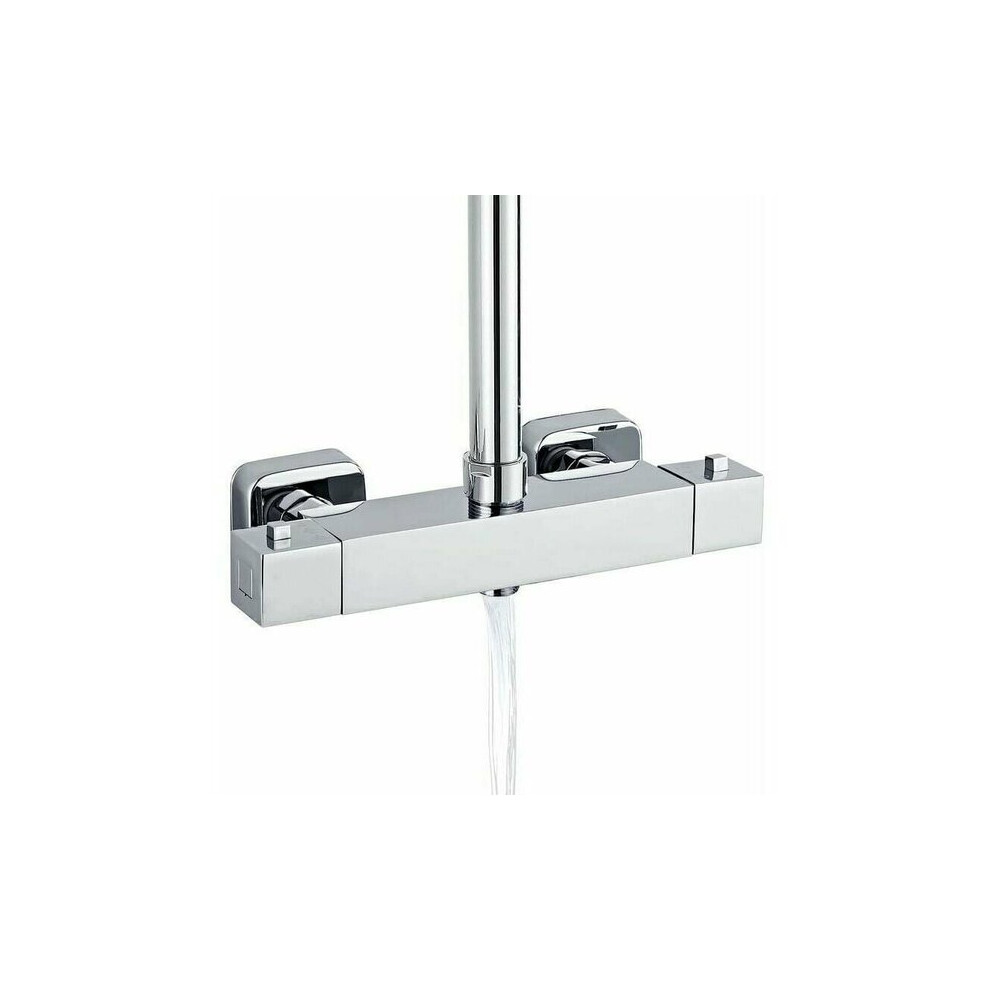 Thermostatic Shower Mixer With 20-50C Range & Safety Button 1/2" Bsp Inlet 6901508514966