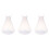 3X 500Ml Clear Plastic Laboratory Chemical Conical Flask Storage Bottle 1
