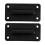 Μαύρο κλιπ τοίχου από ABS με βίδες, δέκτης για σύστημα ανασυρόμενης ζώνης ασφαλείας 1