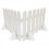 Recinto da Giardino Plastica Bianco, 2 Pannelli con Base Stabilizzante per Esterni 1