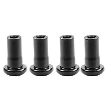 Deurscharniermoeren compatibel met Jeep JL JLU Gladiator, M8-1.25, verzinkt, 4-delige set, corrosiebestendig