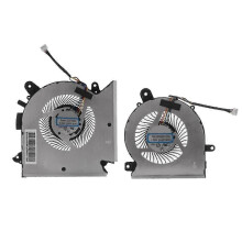 Set di ventole di raffreddamento per CPU e GPU compatibile con MSI GF63 GF65 WF65, ricambio in plastica, include ventola per CPU e ventola per GPU.