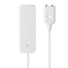 Waterdichtheidssensor voor huisbeveiliging, ZigBee Gateway-compatibele lekdetector in wit