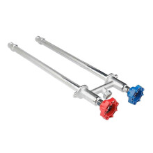 Torneira Exterior Antigelo para Inverno com Entrada Água Quente e Fria, 12 Polegadas, Latão, 1/2" BSP