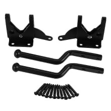 Self-Latching Gate Lock with Fingertip Release, for Courtyard Wooden Door Privacy Fence, Easy Installation (2 Pieces)