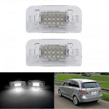 Φώτα πινακίδας κυκλοφορίας LED συμβατά με Mercedes-Benz W246 W242, CAN Bus No Error, 6000K White, Plug and Play
