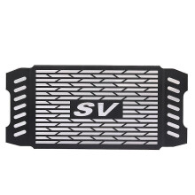 Protection de radiateur compatible avec Suzuki SV650 SV650X, grille en acier inoxydable noir empêchant la projection de débris