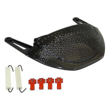Motorfiets achterlicht zwart met ABS, geïntegreerde rem- en knipperlichten, compatibel met Honda CBR600RR 2007-2012