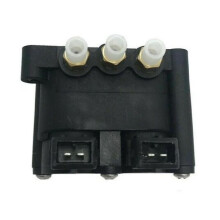 Válvula de suspensión neumática de ajuste directo compatible con BMW X5 E53 E39 Serie 7 E65 E66 ABS Negro