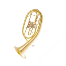 Professional Bb Euphonium Brass Instrument with Warm Balanced Tone and Durable Gold Finish