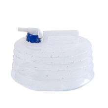 Balde de Água Plegável com Vazamento Vertical em Material PE Ecológico para Economizar Espaço Portátil 5L 10L 15L para Camping e Lar
