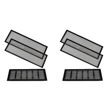 Magnetic Vent Screen Cover for Air Conditioning Vents, 4-Pack 4x10 Inch, Maintains Airflow to Save Energy, Catches Dust and Pet Hair