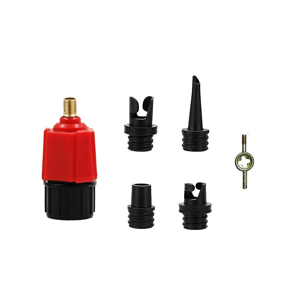 Multi-Interface Sup Valve Adapter With 5-In-1 Connector Kit For Fast Inflation, For Inflatable Boats Paddle Boards 6901508458413