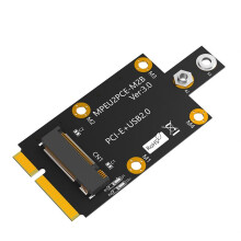 Adaptador M.2 Key B una PCI-E con Doble Ranura para Tarjeta SIM para MóDulo 3G/4G/5G