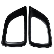 Set di 2 cornici per fendinebbia, in ABS nero, compatibili con Nissan NP300 Navara D23 4WD, ricambi per paraurti anteriore