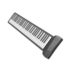 61 Key Foldable Piano Keyboard with Velocity Sensitive Keys, Portable and Travel Friendly Design
