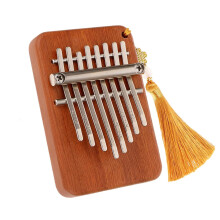 Kalimba Thumb Piano 8Key Wooden Mini Instrument for Beginners with Richer Tonal Range