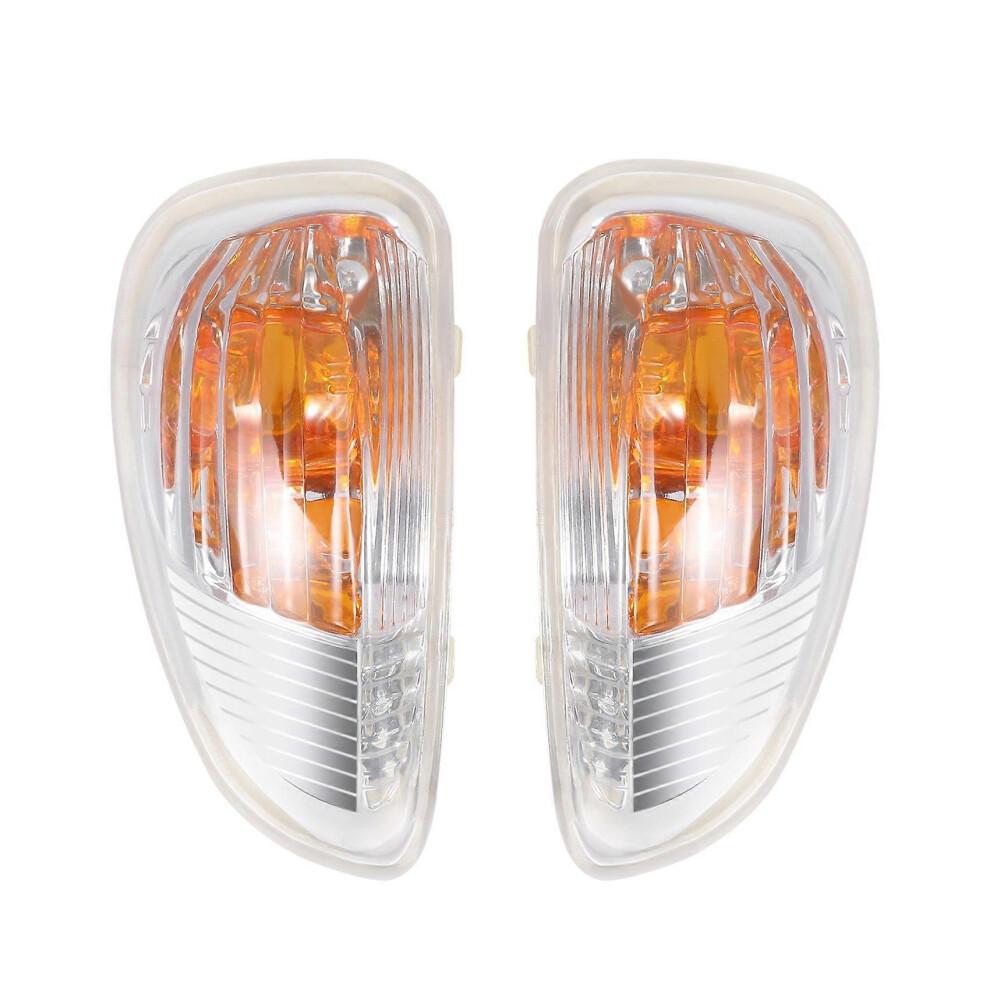 Clear Lens Wing Mirror Indicator Compatible With Renault Master 2010-2018, Transparent Shell Abs Replacement Yellow/Light 6901508481527