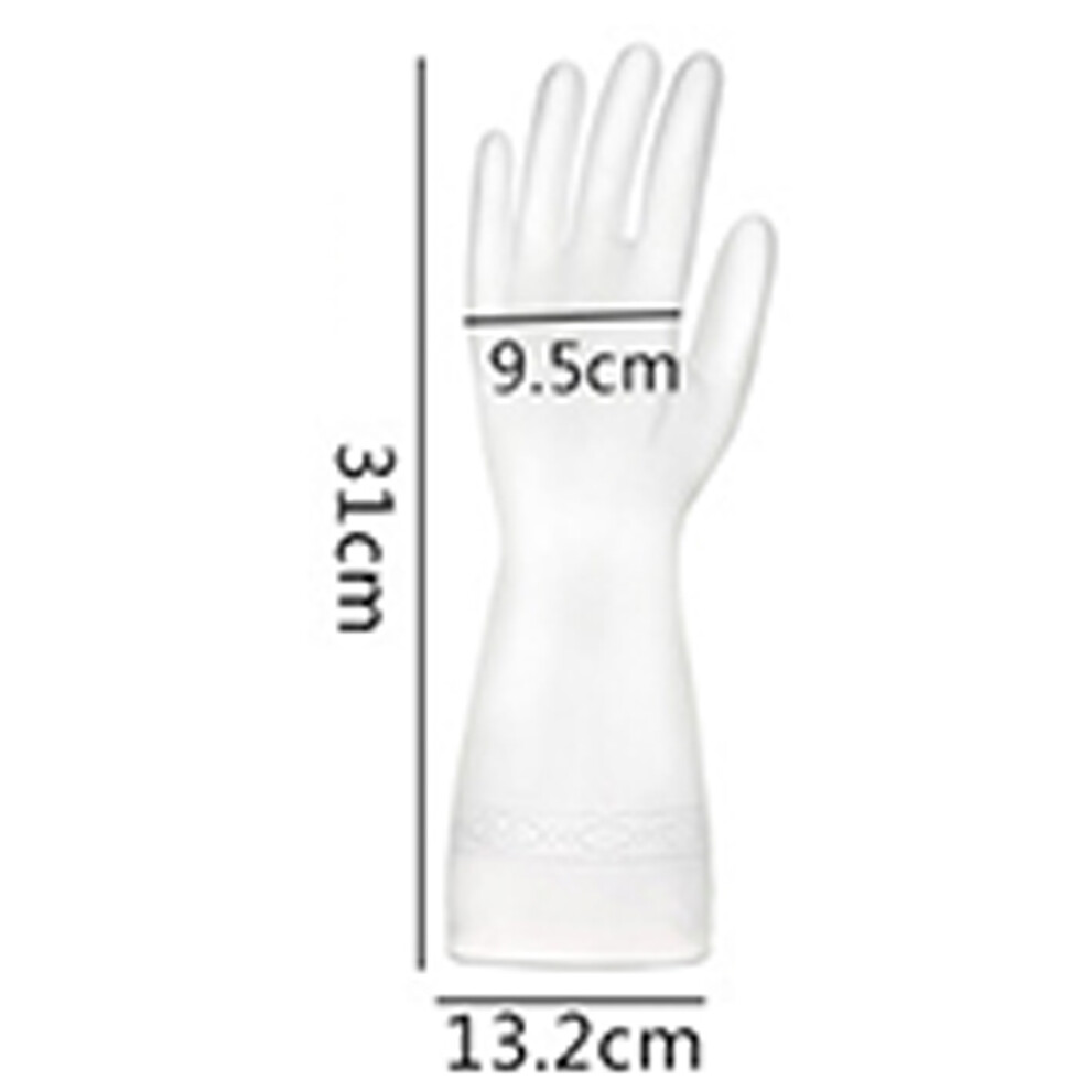 Rubber Dishwashing Gloves, Reusable & Non-Slip 6481414481489
