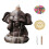 Backflow Incense Burner Elephant Ceramic Holder Handmade Aromatherapy Gift Set for Relaxation 1