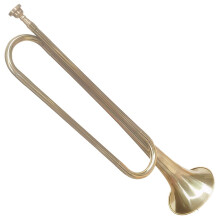 Youth Bugle Brass Instrument with Clear Tone and Durable Copper for Beginner Music Training