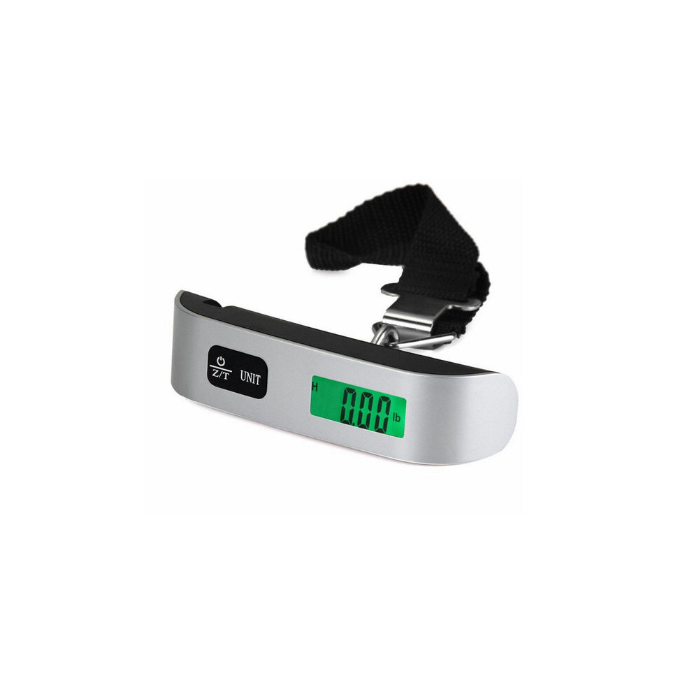 Portable Luggage Scale With Overweight Alert, 50 Kg Capacity Backlit Lcd Travel Weighing Scale For Airlines, Includes Temperature Sensor Light 6901508514256