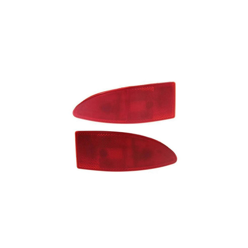 Direct Fit Rear Bumper Reflector Compatible With Lexus Is250 Is350, Replacement For 81920-53021, Red 6901508511729