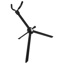 Saxophone Stand Adjustable Height Metal Holder with Foldable Design for Stage and Practice