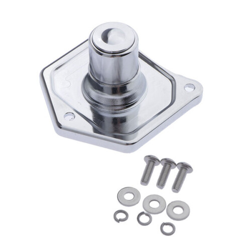Solenoid Push Button Switch Compatible with Harley-Davidson 1991-2017 Models, Metal Mechanical Switch, Eliminates Handlebar Switch