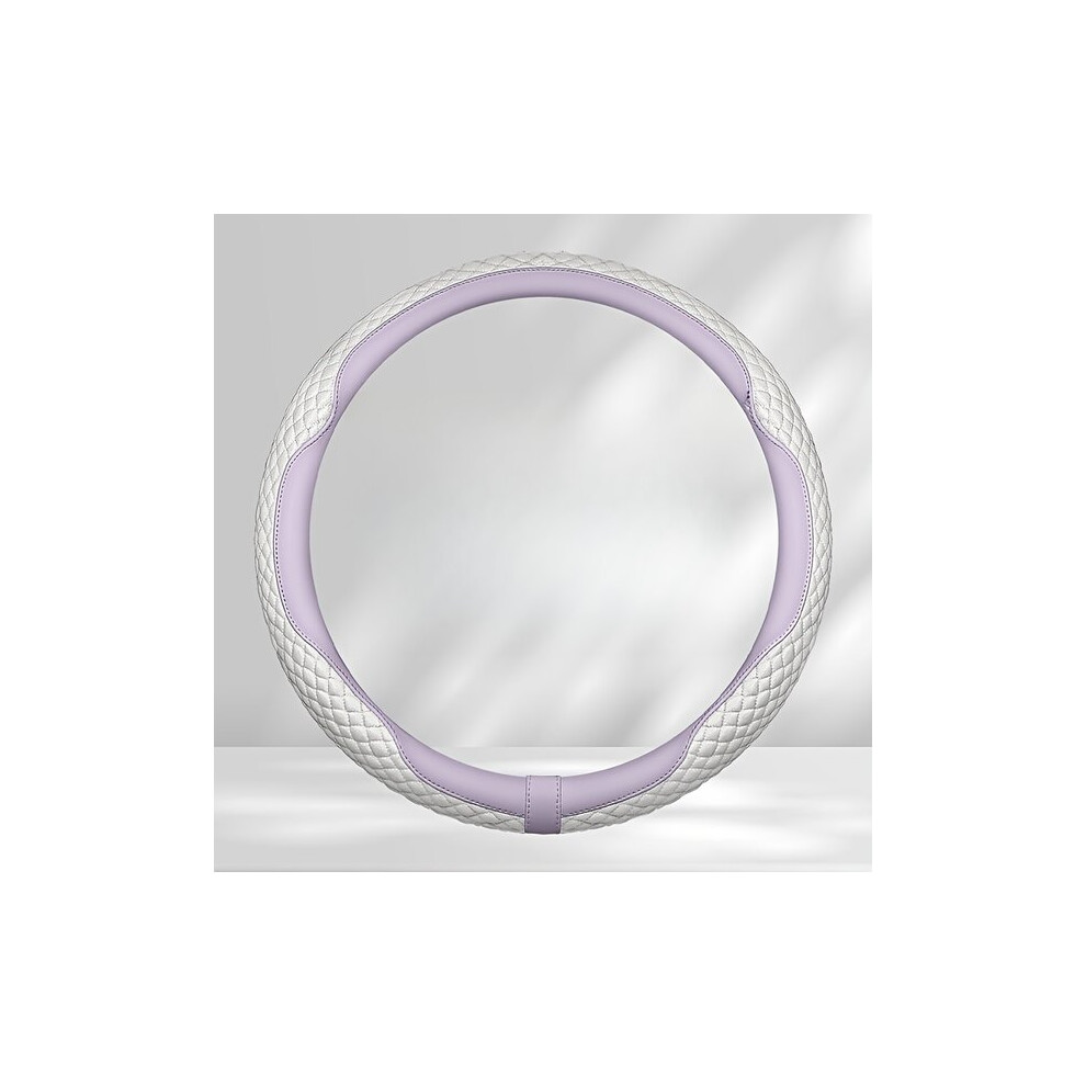 Steering Wheel Cover In Silk Faux Leather Breathable Universal Fit For All Seasons 6901508556898