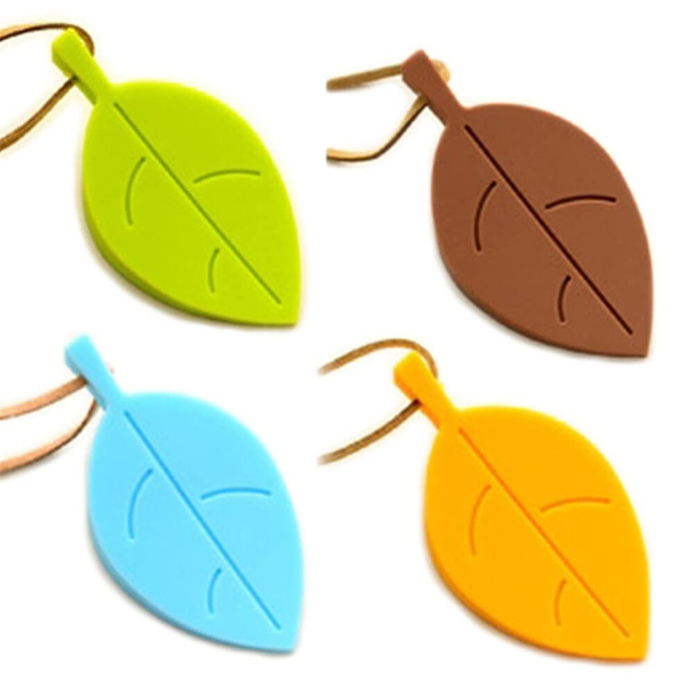 ZLYPSW 4pcs Silicone Leaf Door Stopper, Child Safety Door Pinch Guard, Baby Proofing