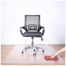 Clear Vinyl Floor Protector 130x300cm HeavyDuty Waterproof Carpet Runner Mat for LowPile Carpet