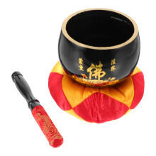 Handmade Meditation Singing Bowl with Stick and Mat for Yoga Relaxation and Sound Therapy