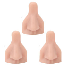 Modelo de Prática de Nariz de Silicone para Ensino Médico, Simulação Realista de Pele para Treinamento de Sutura e Perfuramento