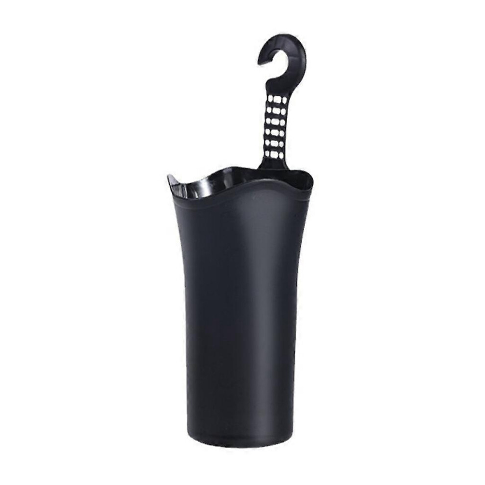 Wet Umbrella Organiser For Car, Foldable Storage Bucket With Hook, Abs+Pe, Car Accessory And Small Trash Can Black 6901508586581