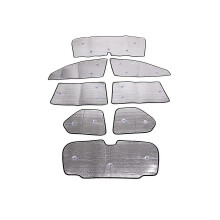 Windscreen Sunshade Set compatible with Land Cruiser Prado 8-Piece with Thermal Insulation UV Blocking Foldable Design