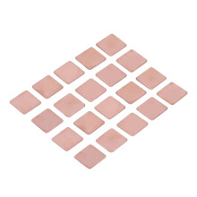 20 Stück Rote Kupfer-Laptop-Grafik-Kühlkörper-Dämpfer 20x20mm 1,0mm Dicke