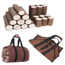 Holztransporttasche, fasst mehr Holz, hält Böden sauber, verstellbarer Gurt, gepolsterte Griffe, wasserabweisendes Material, 95 x 47 cm