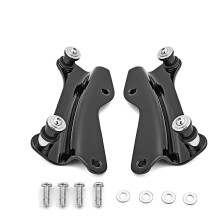 Stahl-Docking-Hardware-Kit kompatibel mit Harley Touring Road King Road Glide 2014-2024, für die Montage von Sissybar-Gepäckträgern