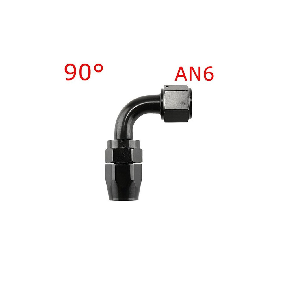 An Swivel Hose End Fittings Aluminium For Turbo Modified Cars Oil Cooler Connector Black 6901508524231