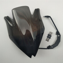 Rauchgetönte Windschutzscheibe, kompatibel mit Kawasaki Z750 und Z750R, Front-Windabweiser für Motorräder