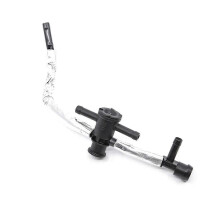 Tubo del liquido di raffreddamento in metallo argentato compatibile con motori Audi 3.0 TDI per modelli A4, A5, A6, A7, A8 e Q5.