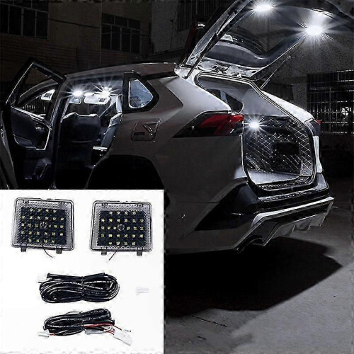 Waterproof ABS Black Boot LED Light Compatible with Toyota RAV4 2020 2021 with Automatic Sensor Switch