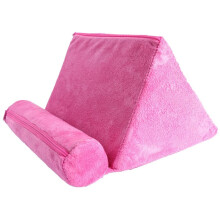 Tablet Pillow Stand for Bed, 2in1 Lap Desk Pillow Holder for Tablet and Phone, Foldable, Color D